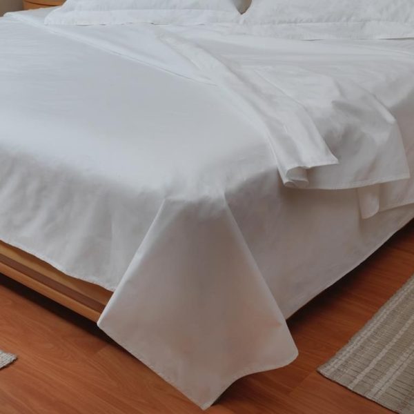 Dreyer Linen 100% Cotton Percale 200TC Flat Sheet