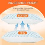 Memory Foam Pillows Standard Size Set of 2 - Image 4