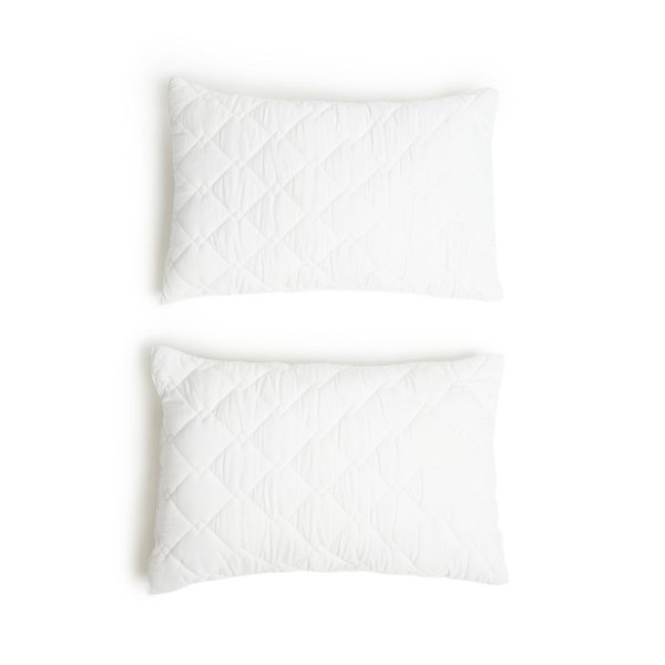George & Mason - 2 Pack Ball Fibre & Latex Pillows - Standard