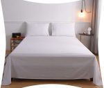 Wonder Towel Luxury Wrinkle Resistant Hotel Sheet Set Queen White