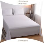 Wonder Towel Luxury Wrinkle Resistant Hotel Sheet Set Queen White - Image 4