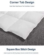 White Cotton Down Alternative Fill Hotel Collection King Duvet Inner - Image 3