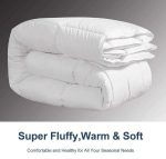 White Cotton Down Alternative Fill Hotel Collection King Duvet Inner - Image 5