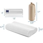 Better Sleep Memory Foam Pillow with Bamboo Cover - Image 4