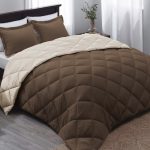 Acesa Quality Reversible 5 Piece Comforter set Brown/Ivory