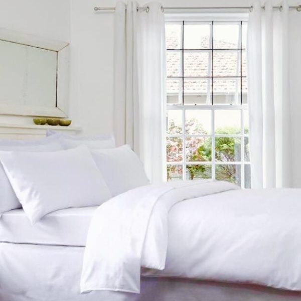 Room Service 100% Cotton 200 Thread Count Percale Duvet Cover Set