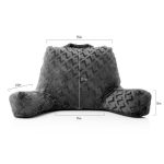 Malouf Zoned Shredded Memory Foam Lounge & Reading Pillow - Image 2
