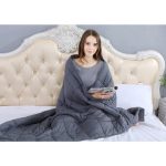 GreenLeaf 7 Layer Weighted Blanket 7KG, 150cm X 200cm - Grey - Image 4