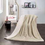 Sastro - New Reversible Throw Striped Flannel Sherpa Fleece Blanket - Image 4