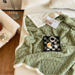 Home Thick Super Soft Fluffy Flannel Throw Winter Blanket & Sticker - Image 3