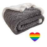 Home Thick Super Soft Fluffy Flannel Throw Winter Blanket & Sticker - Image 8