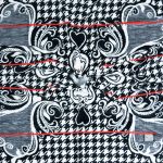 Elizabeth London Black and White Acrylic Classic All Single Blanket - Image 3