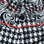 Elizabeth London Black and White Acrylic Classic All Single Blanket - Image 5