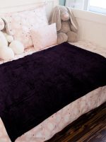 Delicate Royal Suede Microfiber Fleece Throw Blanket - 150x180cm - Image 3