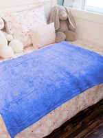 Delicate Royal Suede Microfiber Fleece Throw Blanket - 150x180cm - Image 6