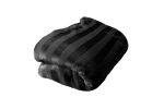 200cm x 180cm Suede Polyester Fleece Blanket - Striped - Image 8