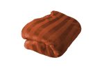 200cm x 180cm Suede Polyester Fleece Blanket - Striped - Image 14