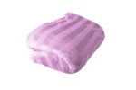 200cm x 180cm Suede Polyester Fleece Blanket - Striped - Image 24