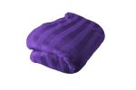 200cm x 180cm Suede Polyester Fleece Blanket - Striped - Image 39
