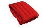 200cm x 180cm Suede Polyester Fleece Blanket - Striped - Image 44