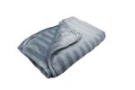 200cm x 150cm Suede Polyester Fleece Blanket - Striped - Image 16
