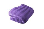 200cm x 150cm Suede Polyester Fleece Blanket - Striped - Image 22