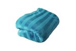 200cm x 150cm Suede Polyester Fleece Blanket - Striped - Image 49