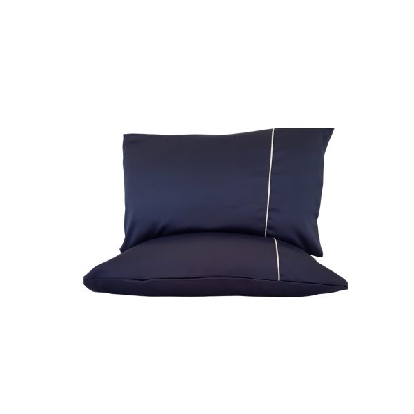 Satin Pillowcase - Set Of 2 - Blue