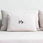 Mr & Mrs Matching wedding polycotton pillowcase set - Image 3