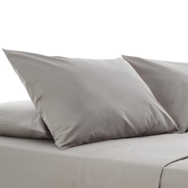 Miss Lyn 200 Thread Count Plain Pillowslips - Grey