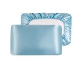 1 Pair Plain Satin Bonnet Elasticated Pillowcase