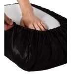 1 Pair Plain Satin Bonnet Elasticated Pillowcase - Image 9