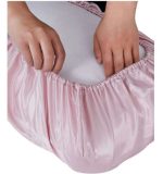 1 Pair Plain Satin Bonnet Elasticated Pillowcase - Image 29