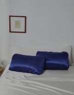 1 Pair Plain Satin Bonnet Elasticated Pillowcase - Image 33
