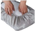 1 Pair Plain Satin Bonnet Elasticated Pillowcase - Image 39