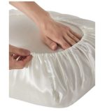 1 Pair Plain Satin Bonnet Elasticated Pillowcase - Image 43
