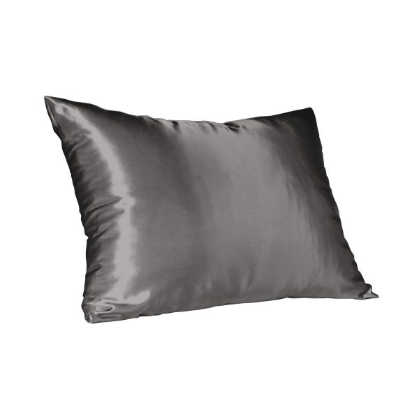Dear Deer Charcoal Satin Pillowcase - Standard Size