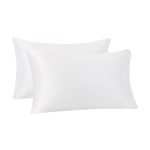 Satin Pillowcases - White - Set of 2