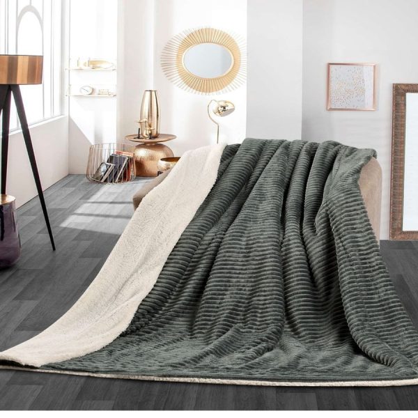 King Size Reversible Sherpa Throws